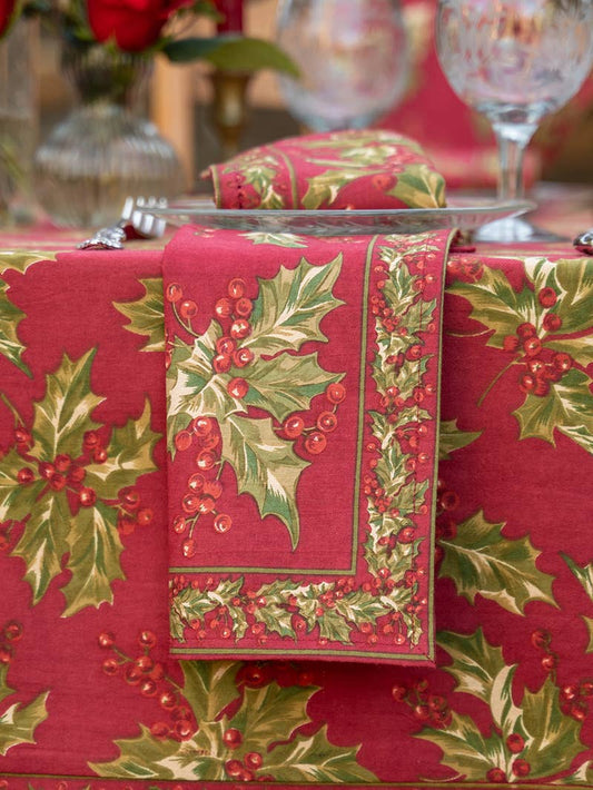 Winterberry Napkin Set of 4 - Red