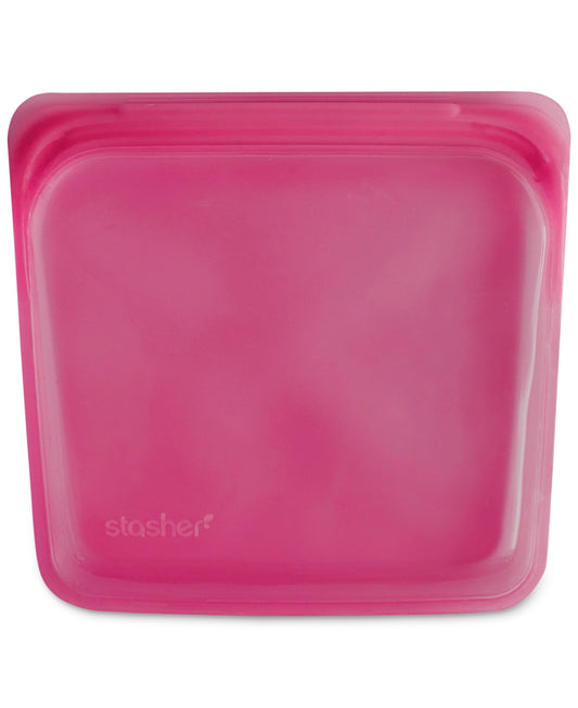 STASHER BAG MED/SANDWICH RASPBERRY