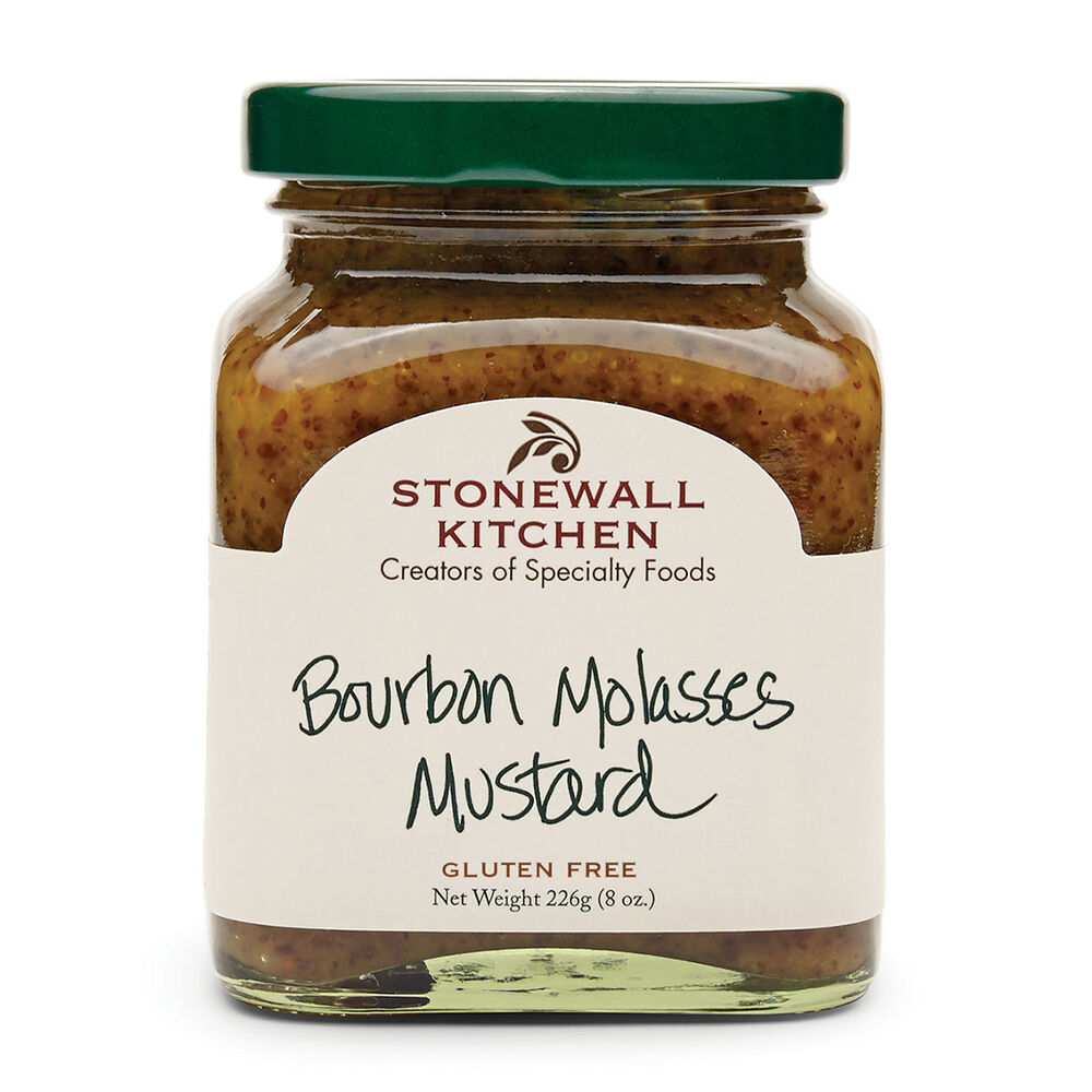 BOURBON MOLASSES MUSTARD 8OZ