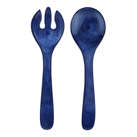 SALAD SERVING SET CAMPANIA BLUE
