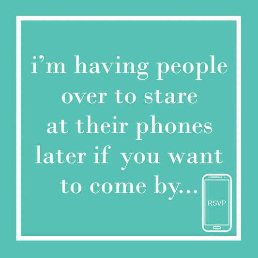 COCKTAIL NAPKINS THEIR PHONES