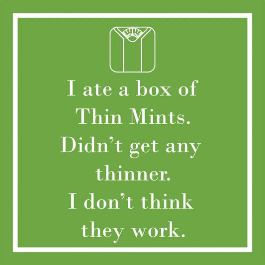 COCKTAIL NAPKINS THIN MINTS