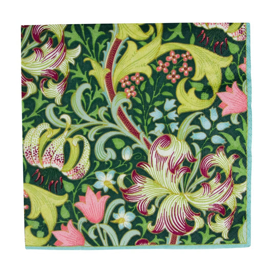 LUNCHEON NAPKINS GOLDEN LILY
