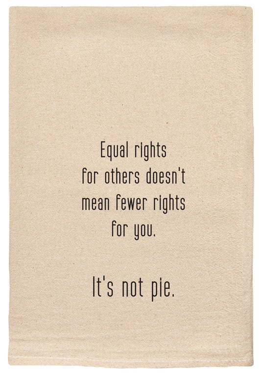 FUNNY TOWEL EQUAL RIGHTS
