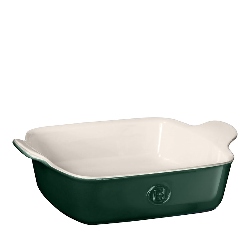 EMILE HENRY SQUARE BAKING DISH 9"x9" 2 QT EVERGREEN