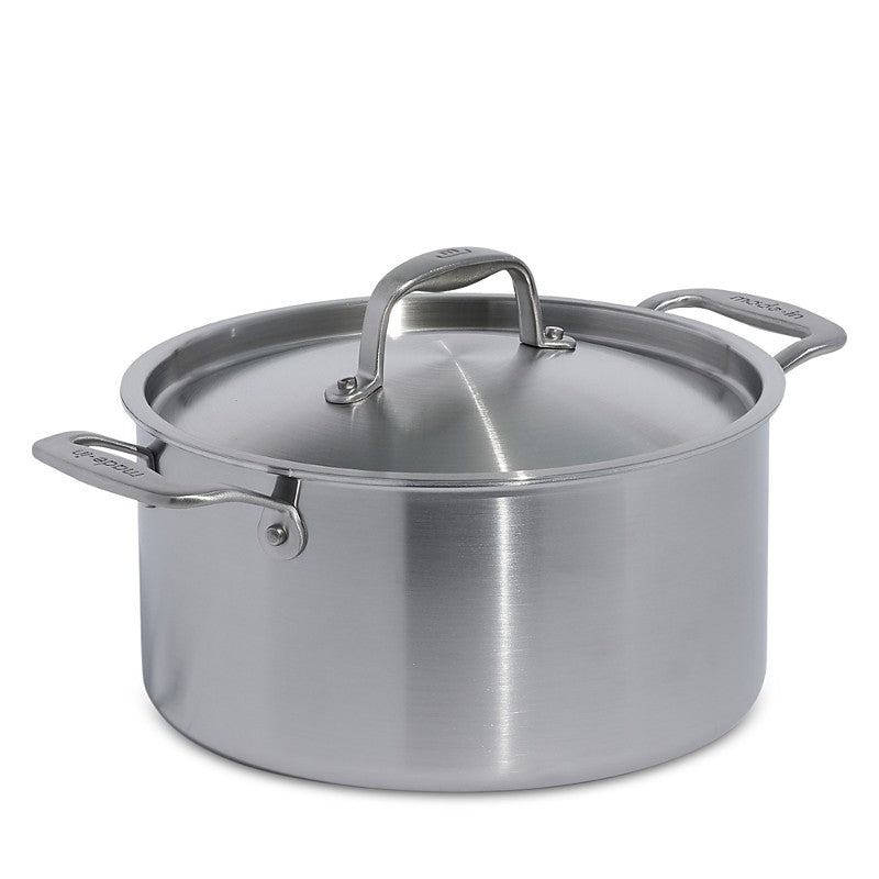MADE IN STAINLESS CLAD STOCK POT & LID 6QT