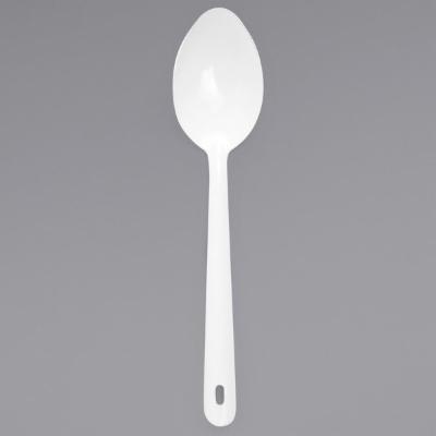 LARGE SPOON ENAMEL WHITE