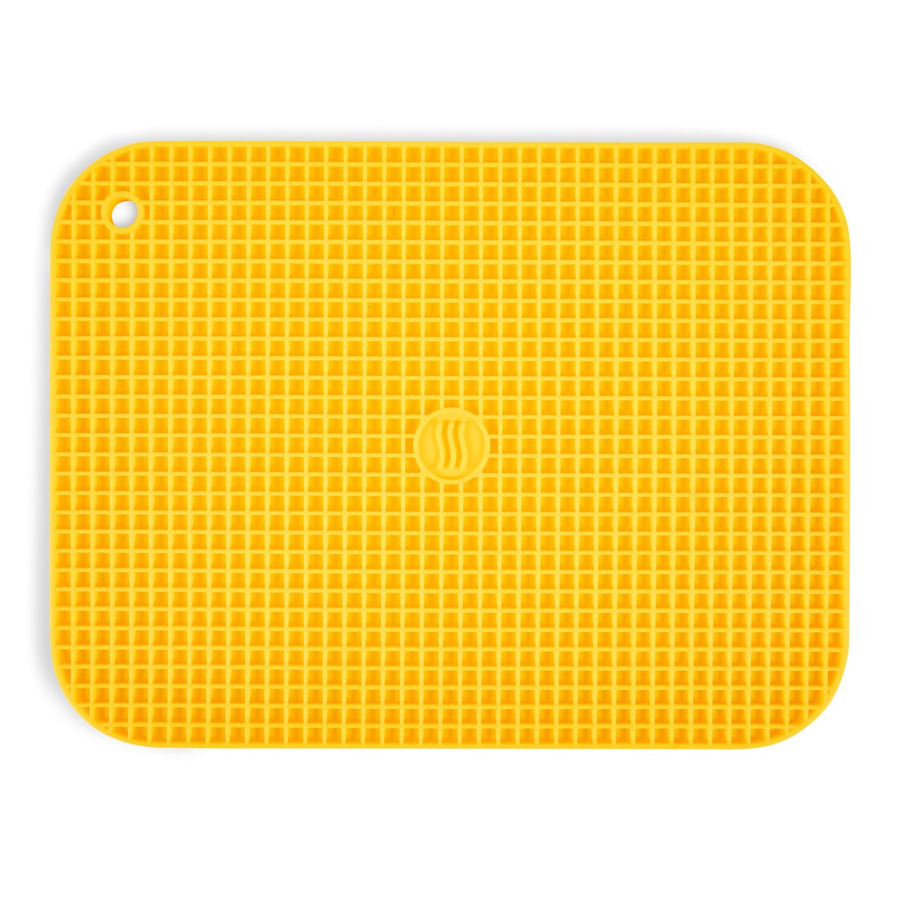 SILICONE TRIVET 12"X9.25" YELLOW