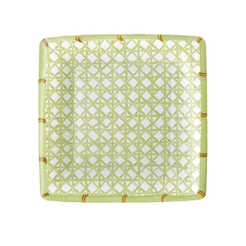 DESSERT PAPER PLATE SQUARE TRELLIS