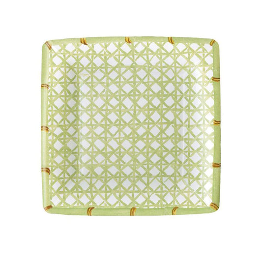 DESSERT PAPER PLATE SQUARE TRELLIS