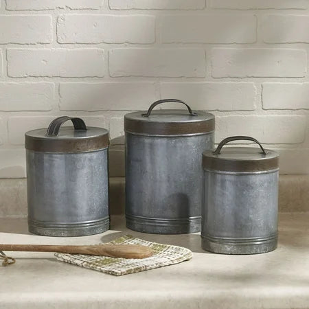 FARMHOUSE STORAGE CONTAINER 3PK
