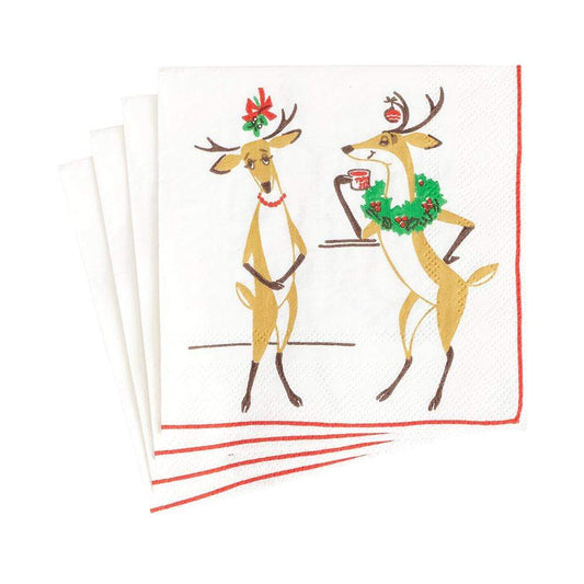 MISTLETOE MEETS TODDY NAPKIN