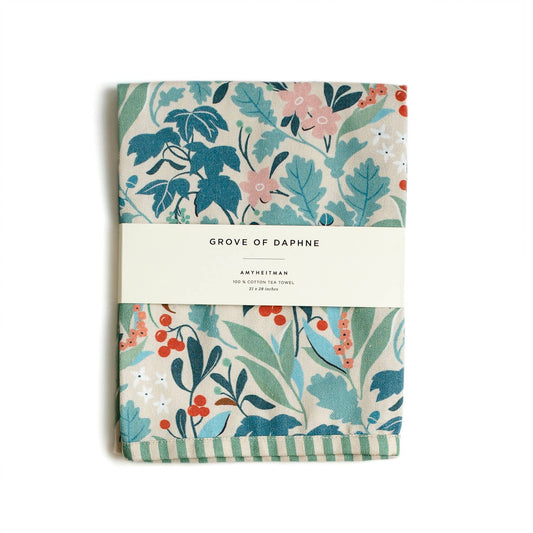 TEA TOWEL- GROVE OF DAPHNE