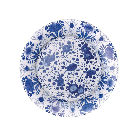 PAPER SALAD/DESSERT PLATES DELFT BLU