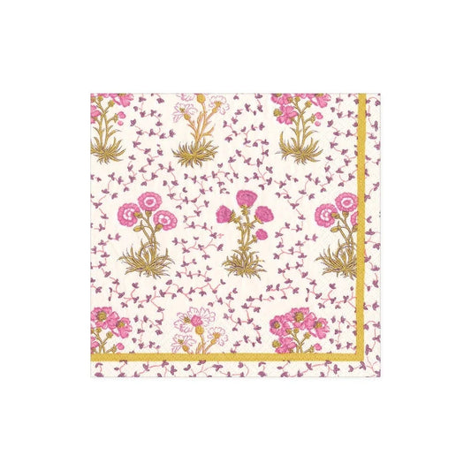 COCKTAIL NAPKIN SEMIS DE FLEURS PINK
