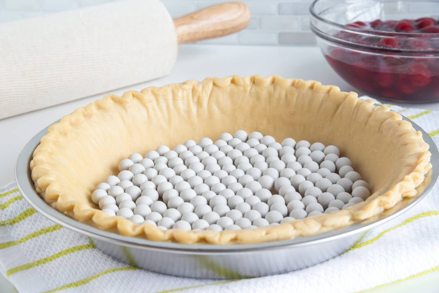 Ceramic Pie Weights with Mason Jar 9.5-Ounce