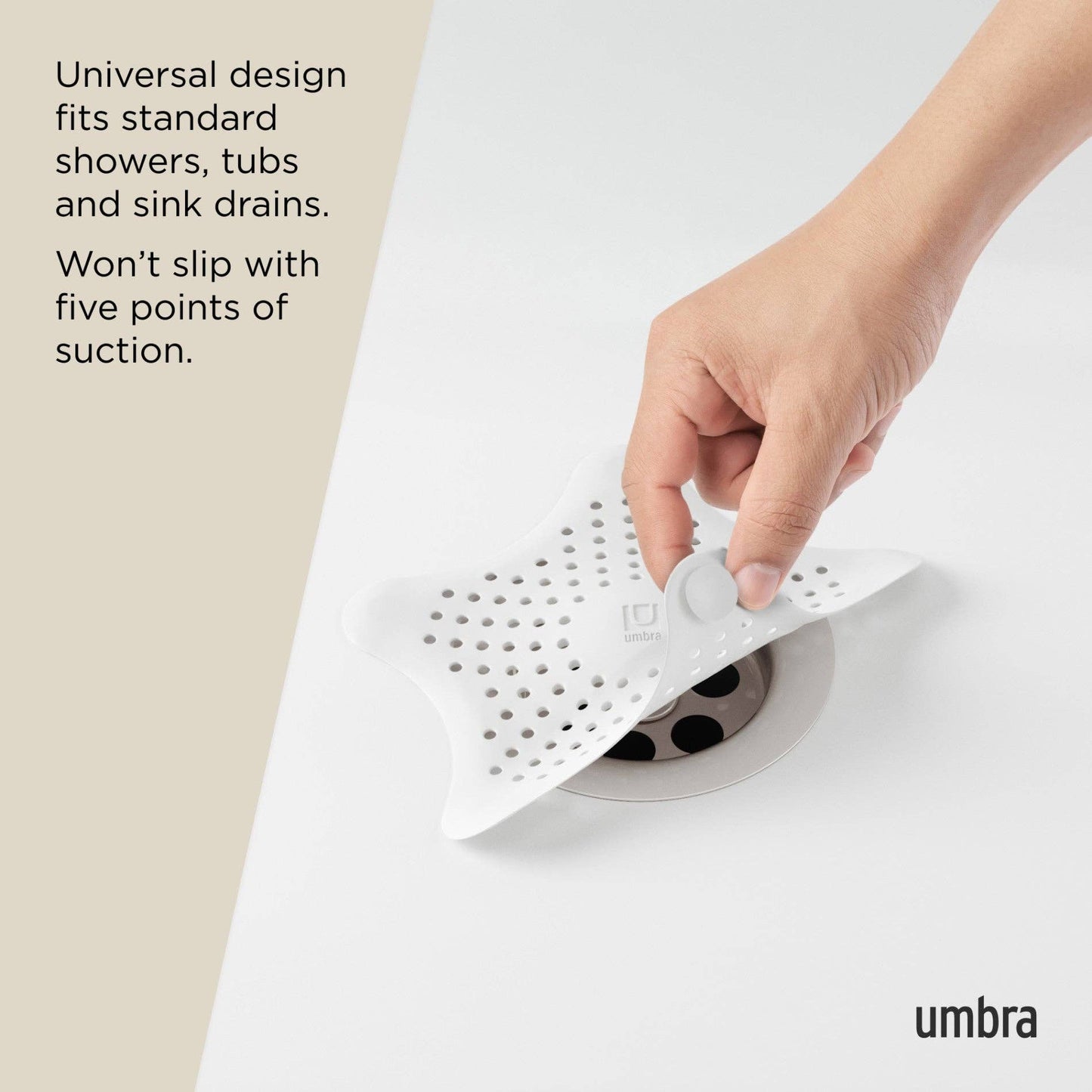 STARFISH HAIR CATCHER:WHITE