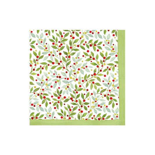 TWINING GREENERY COCKTAIL NAPKIN