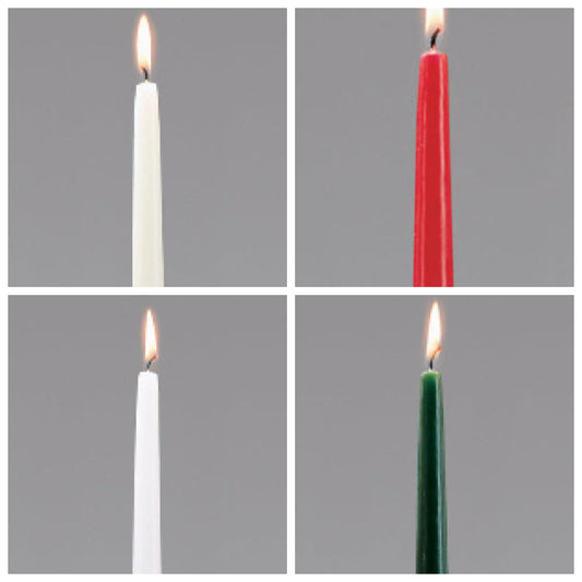 TAPER CANDLE 12" BOX - VARIETY
