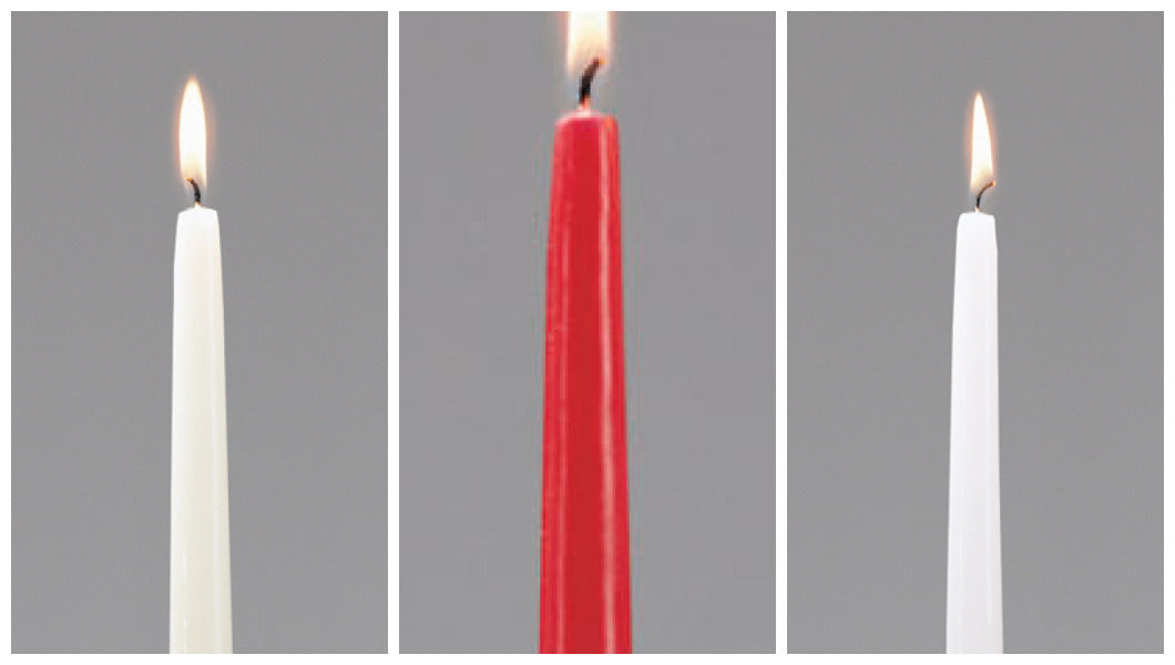 TAPER CANDLE 10" BOX - VARIETY