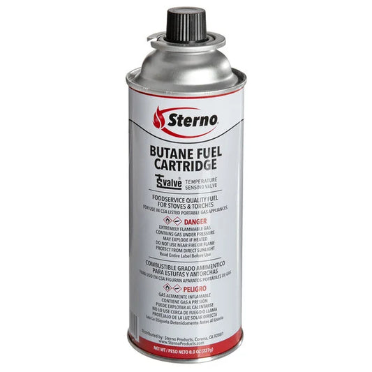 STERNO BUTANE FUEL REFILL 8 OZ. CANISTER