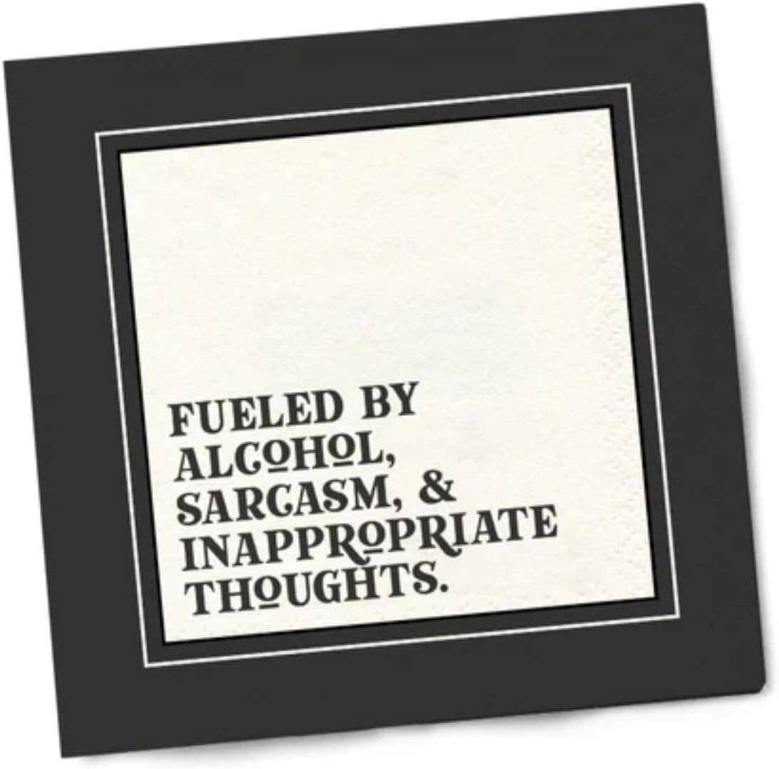 Twisted Wares Funny Cocktail Napkins – FUELED by ALCOHOL