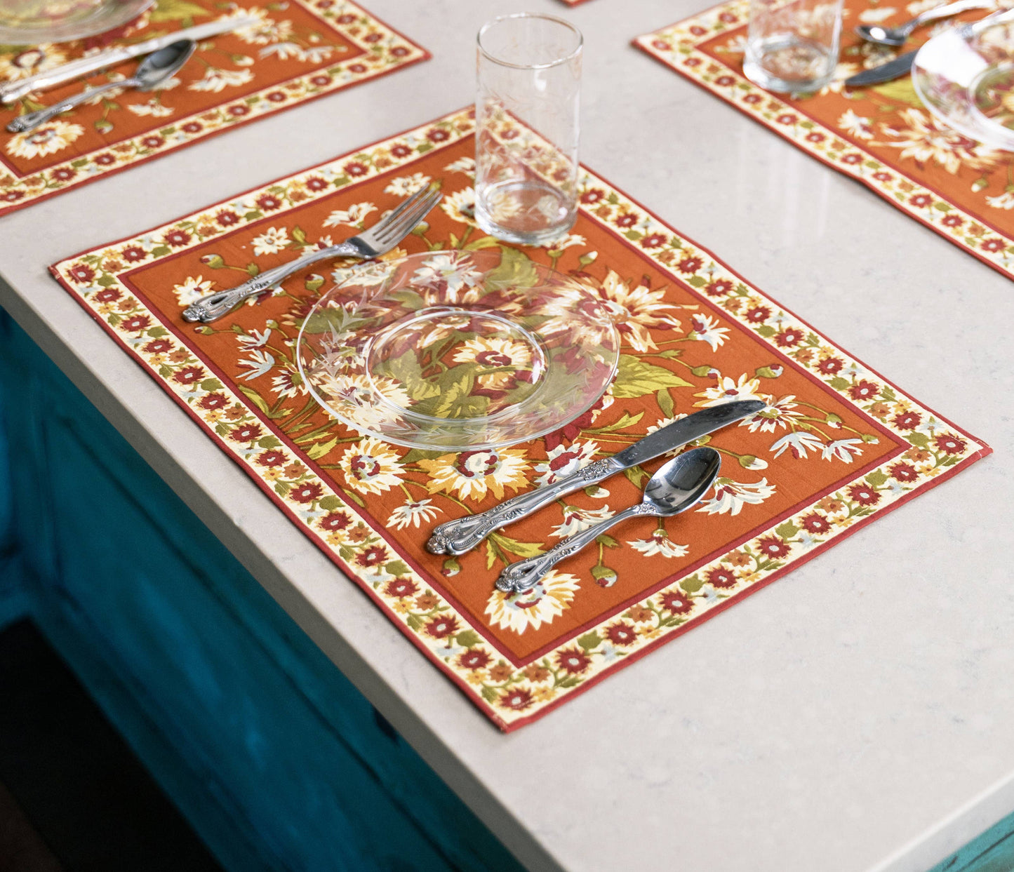 Marguerite Placemat Rust