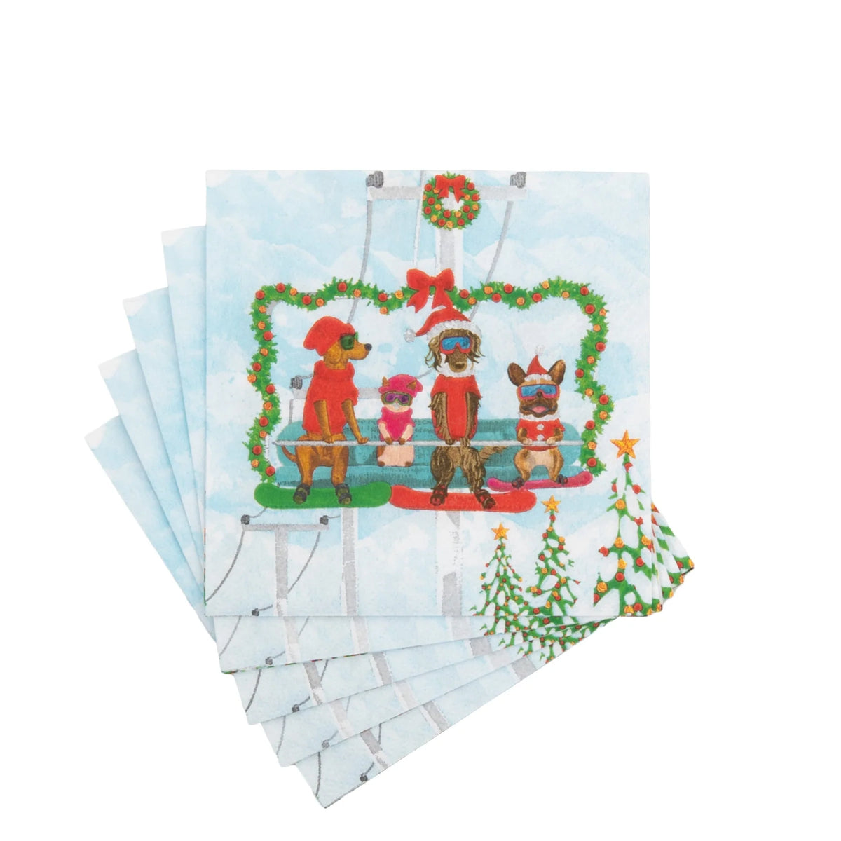 ALPINE PETS COCKTAIL NAPKIN