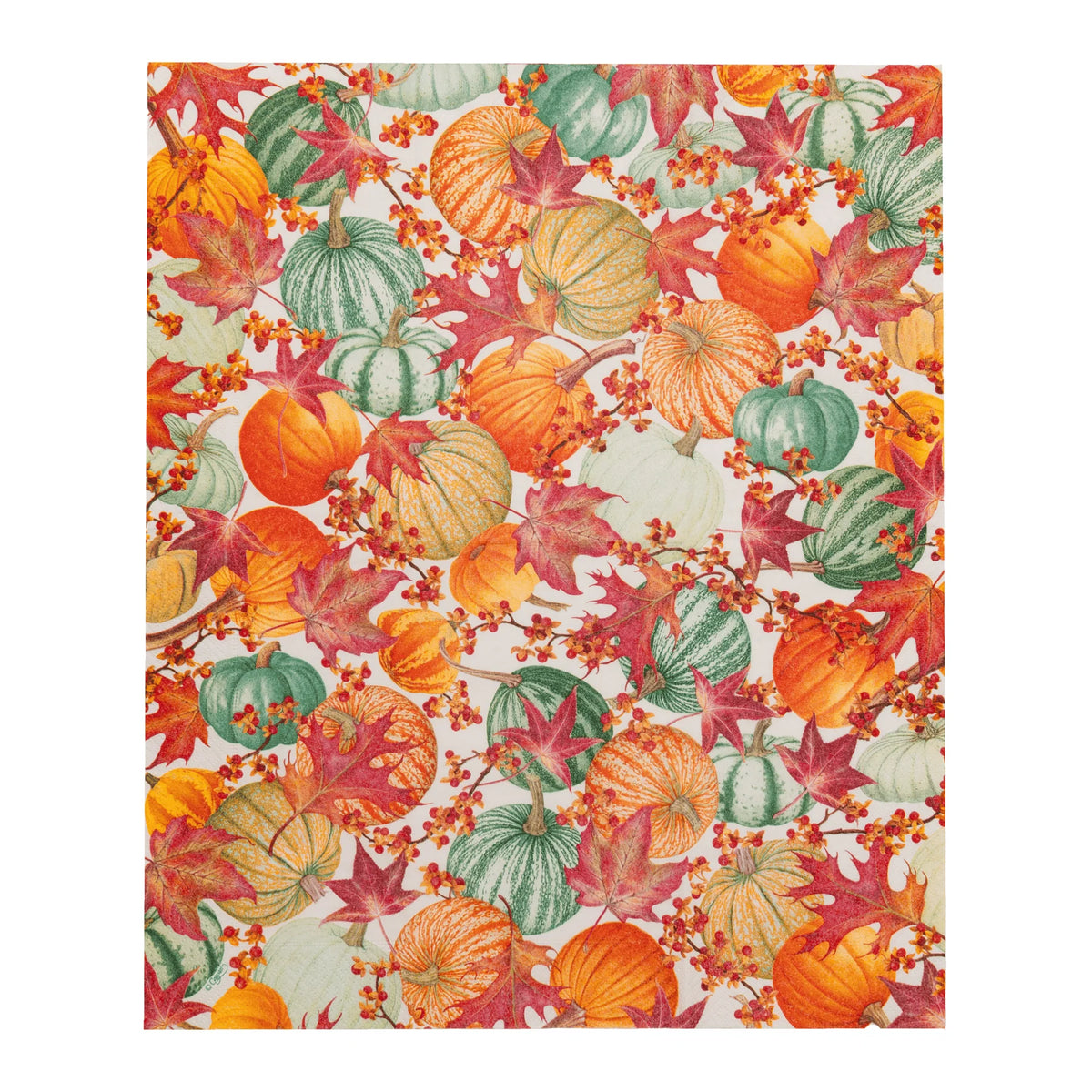 GOURDS AND LEAVES PAPER GUEST TOWELS