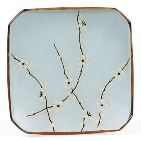 SPRING BLOSSOM SQUARE PLATE 5.25"