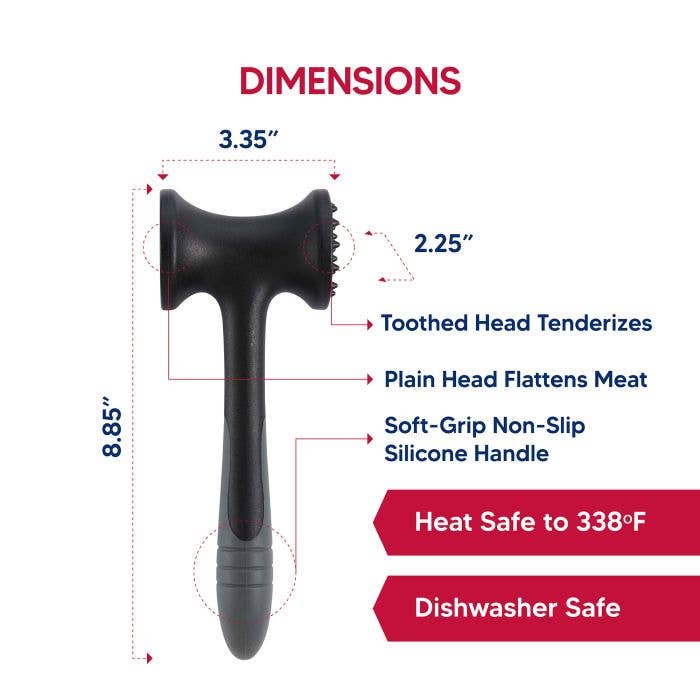 SOFT GRIP MEAT TENDERIZER