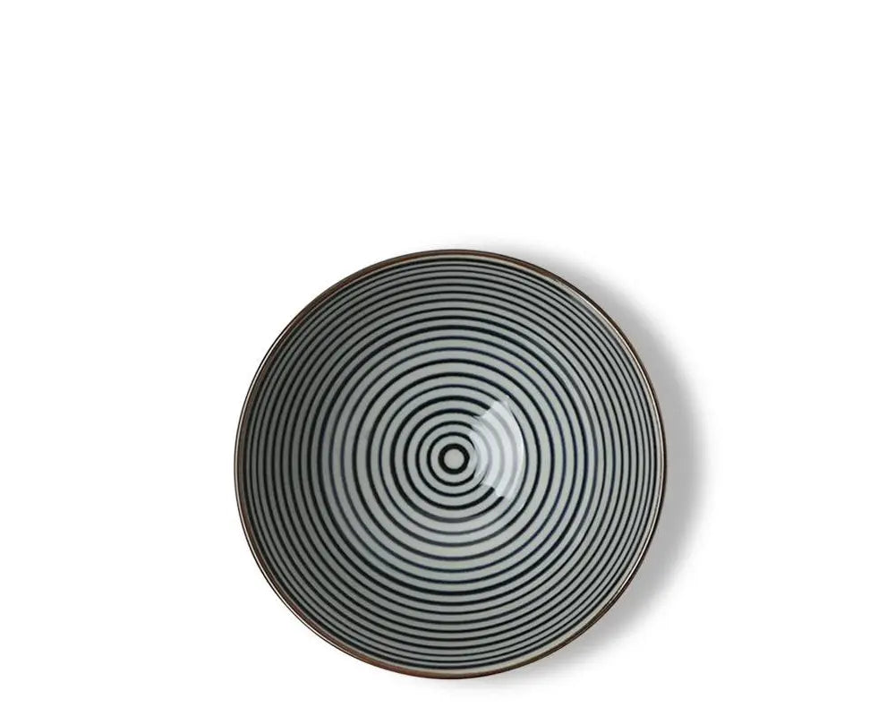 CELADON STRIPE RICE BOWL 4.5"