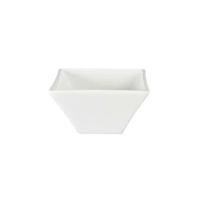 DISC. SQUARE FLARE BOWL 5" WHITE