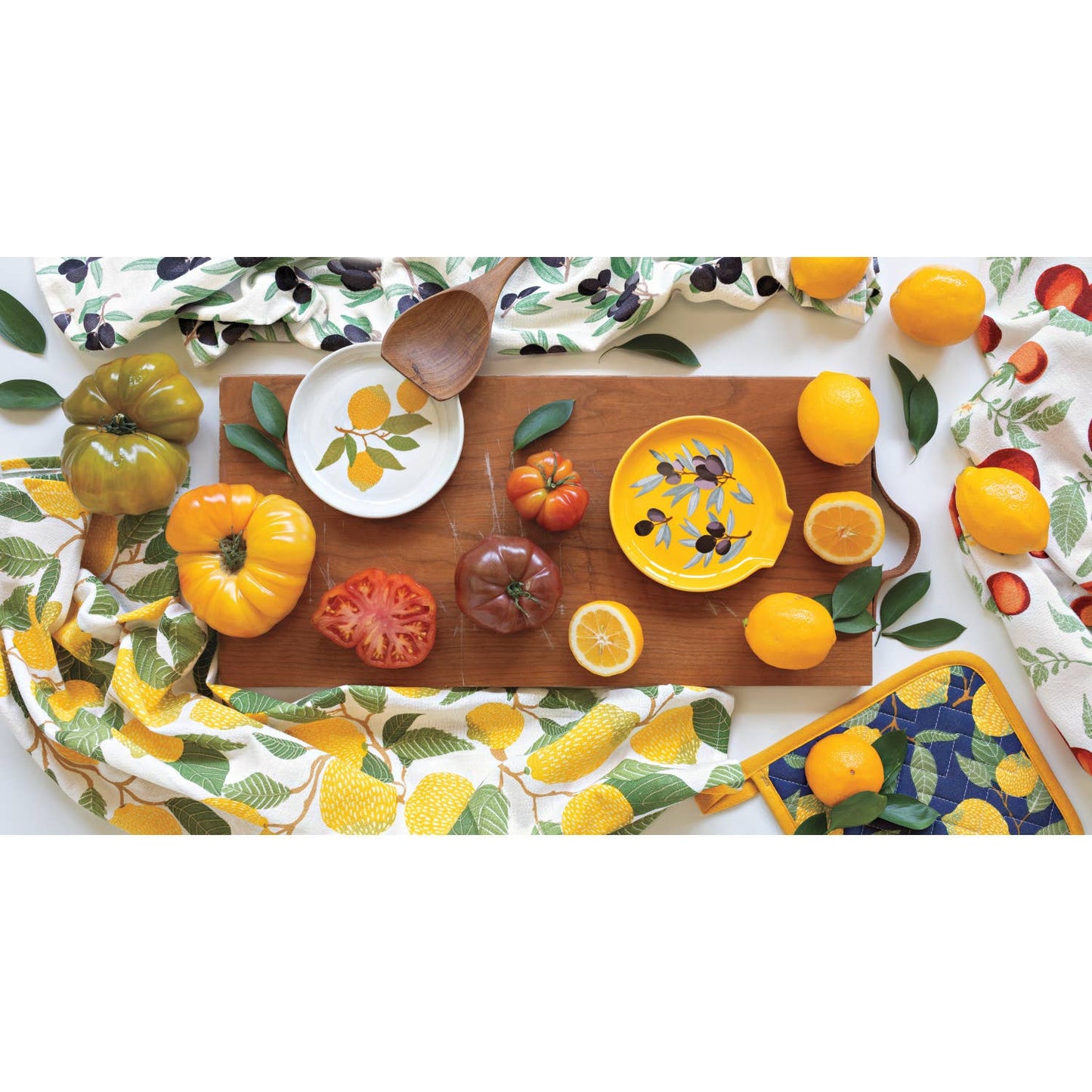 MEDITERRANEAN BAKERS FLOURSACK DISHTOWELS SET OF 3