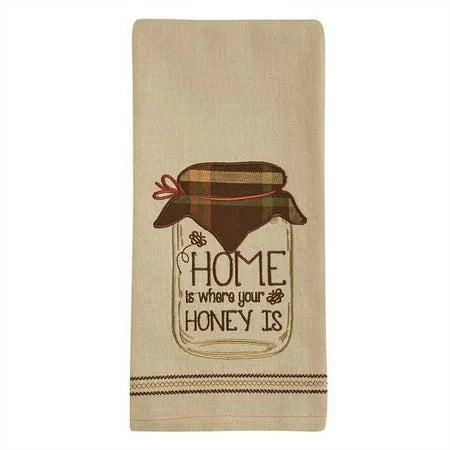DISH TOWEL HOME IS WHERE HONEY