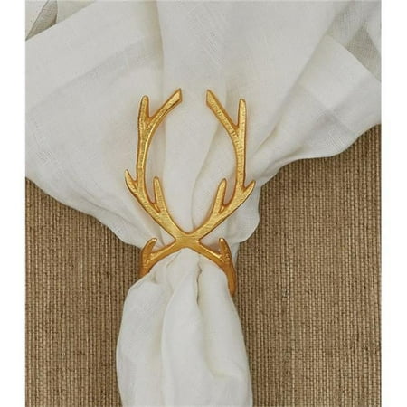 REINDEER NAPKIN RING GOLD