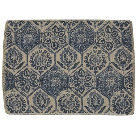 MOSAIC TILE PLACEMAT BLU