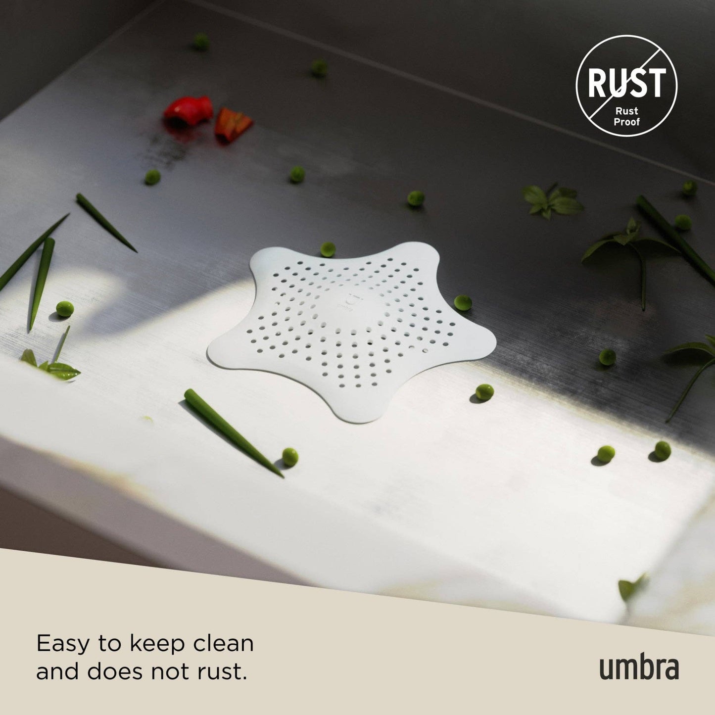 STARFISH HAIR CATCHER:WHITE