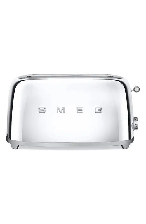 SMEG LONG SLOT TOASTER CHROME