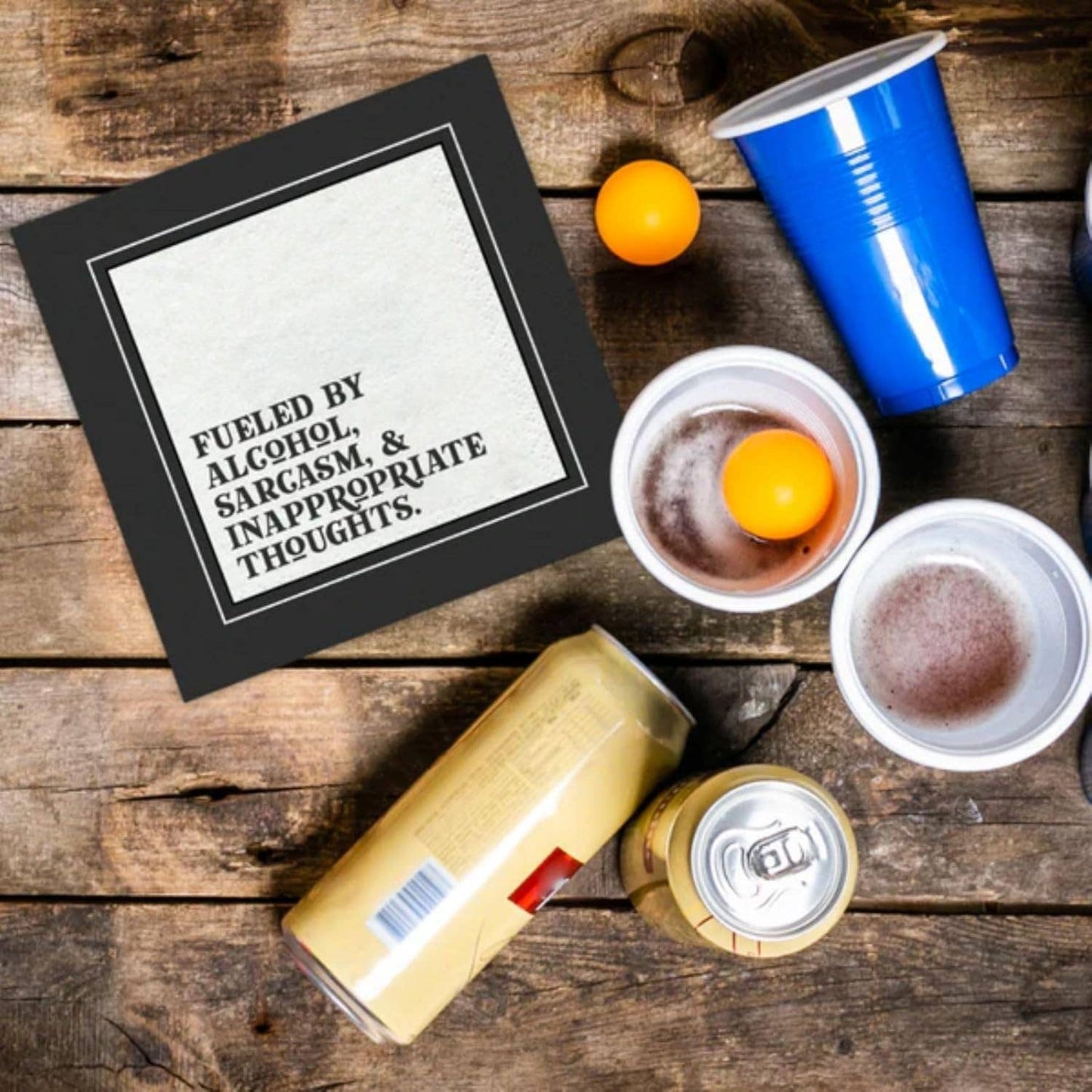 Twisted Wares Funny Cocktail Napkins – FUELED by ALCOHOL