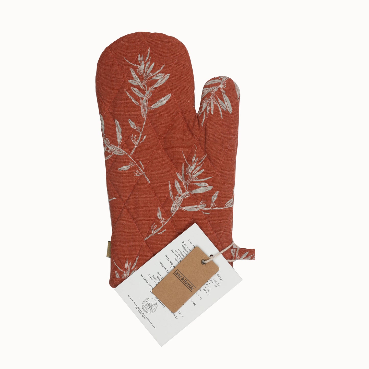 OVEN GLOVE OLIVES CINNAMON
