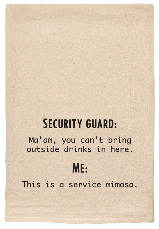 FUNNY TOWEL SERVICE MIMOSA