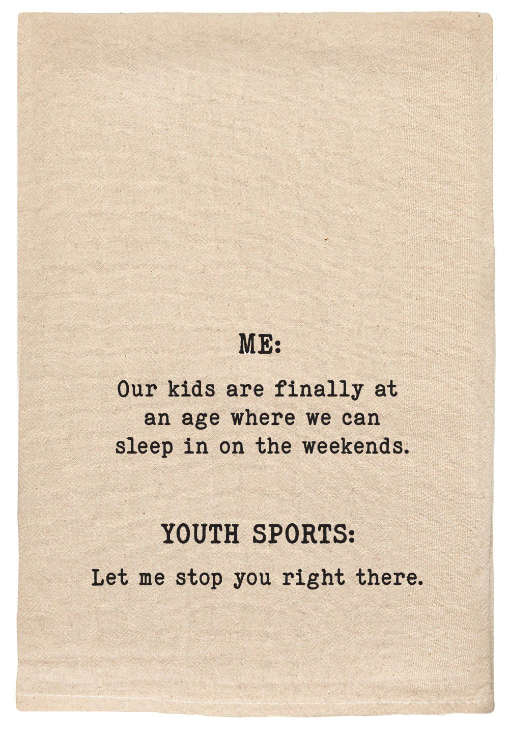 FUNNY TOWEL OUR KIDS YOUTH SPORTS