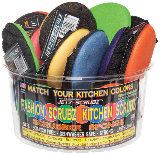 JETZ SCRUBZ ROUND FASHION SCRUBBER
