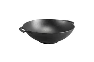 LODGE CAST IRON WOK 14"