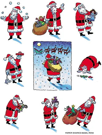 FLOUR SACK TOWEL SANTA