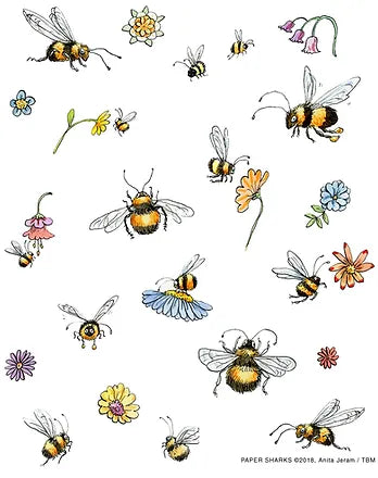 FLOUR SACK TOWEL BUMBLE BEES