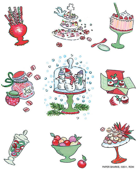 FLOUR SACK TOWEL XMAS SWEETS