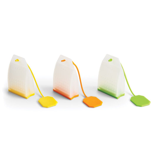 SILICONE TEA BAG INFUSER SET OF 3