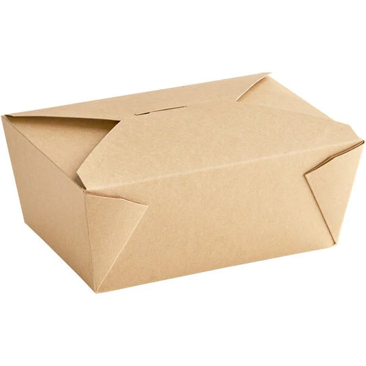 TAKEOUT CONTAINER BROWN 5 1/2 x 8